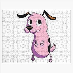 Happy Courage Dog Jigsaw Puzzle