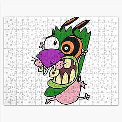 Courage the Cowardly Dog Screaming Mask Jigsaw Puzzle