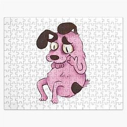 Cute and full of courage  The Cowardly Dog Jigsaw Puzzle