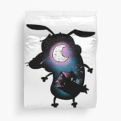 Courage the cowardly dog Cartoon Duvet Cover