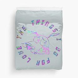 The things I do for love Courage the Cowardly Dog Duvet Cover