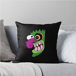 Eustace's Courage the Cowardly Dog Throw Pillow