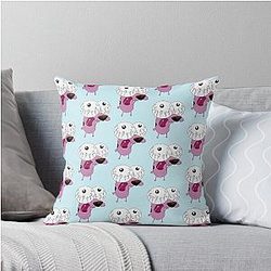 COURAGE THE COWARDLY DOG TV SERIES CARTOON THROW PILLOW