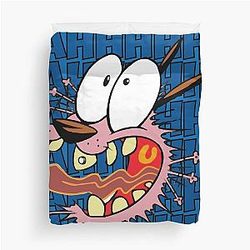 Courage The Cowardly Dog Duvet Cover