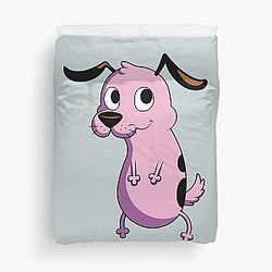 Happy Courage Cowardly Dog Duvet Cover