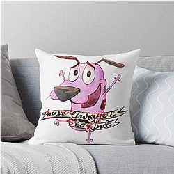 Have Courage and Be Kind - Courage the Cowardly Dog Fanart Throw Pillow 

Cleaned title:
Have Courage - Courage the Cowardly Dog Fanart Throw Pillow