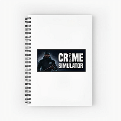 Crime Simulator Merch Collection Crime Simulator Notebook