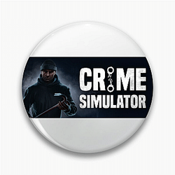Crime Simulator Merch Collection Crime Simulator Pins