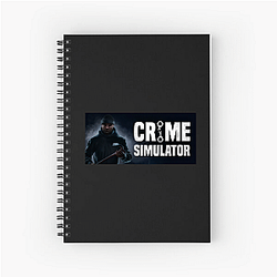 Crime Simulator Merch Collection Crime Simulator Notebook