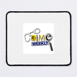 Crime Weekly is a podcast Crime Weekly Mouse Pads