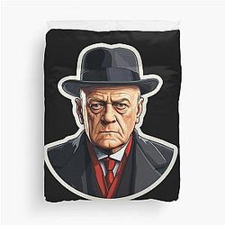 Aleister Crowley The Beast 666 Duvet Cover