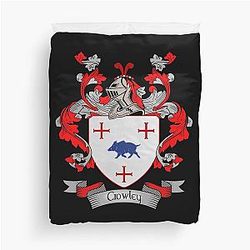 Crowley Coat of Arms - Crowley Family Crest Duvet Cover