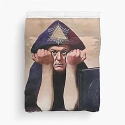 Aleister Crowley Duvet Cover Transform into Comfort