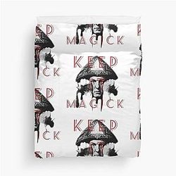 Aleister Crowley Keep it Magick Duvet Cover