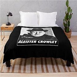 Aleister Crowley - Do what thou wilt - The Great Beast V4 Throw Blanket