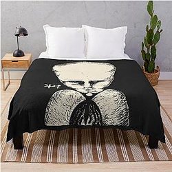 Lam Alister Crowley Throw Blanket