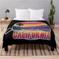 Crowley Lake, Mono County, California Throw Blanket