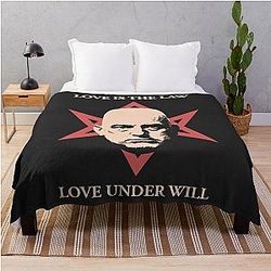 Aleister Crowley Throw Blanket