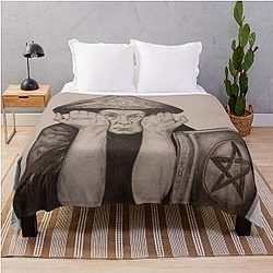 Aleister Crowley Throw Blanket