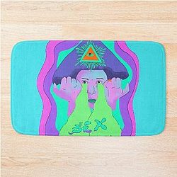 Aleister Crowley Bath Mat