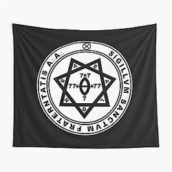 Aleister Crowley Seal Occult Thelema Magick Tapestry