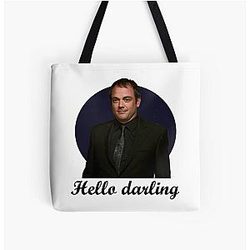 Hello Darling - Crowley Supernatural Tote Bag
