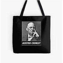 Aleister Crowley The Great Beast All Over Print Tote Bag