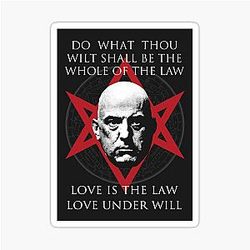 Aleister Crowley Do What You Wilt Sticker