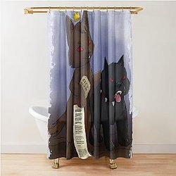 Crowley King of Hell Shower Curtain