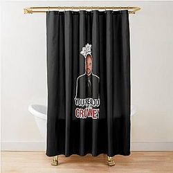 Crowley Sticker Shower Curtain
