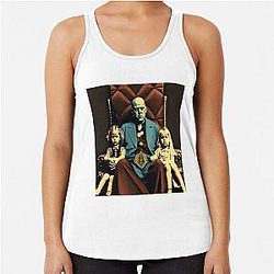 Aleister Crowley Racerback Tank Top