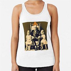 Aleister Crowley Racerback Tank Top