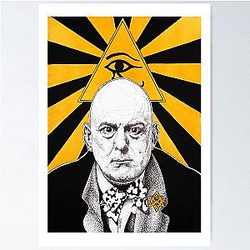 Aleister Crowley Poster