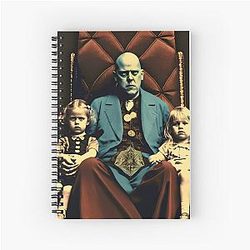 Aleister Crowley Spiral Notebook