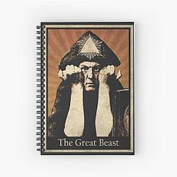 Aleister Crowley The Great Beast Spiral Notebook 
becomes...

 Aleister Crowley The Great Beast Spiral Note