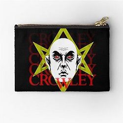 Aleister Crowley summoned Thoth mastering magical defying demons Zipper Pouch