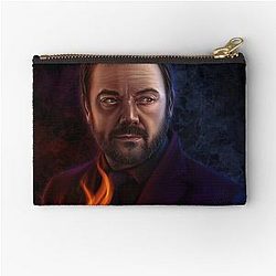 Mark Sheppard as Crowley Supernatural Zipper Pouch