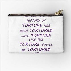 Supernatural - Crowley Torture Zipper Pouch