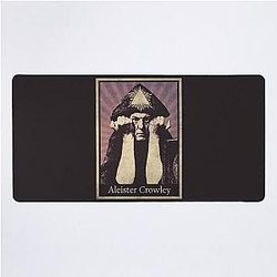 Aleister Crowley Desk Mat