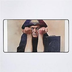 Aleister Crowley Desk Mat