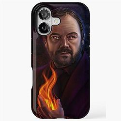 Mark Sheppard as Crowley Supernatural iPhone Tough Case