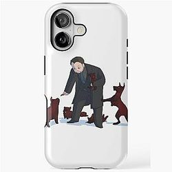 Crowley and his Hell Pup iPhone Tough Case