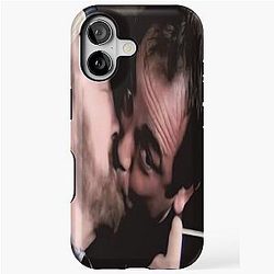 Bobby Singer and Crowley Kissing Supernatural iPhone Case