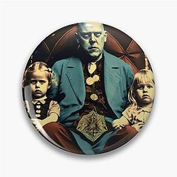Aleister Crowley 3 Pin