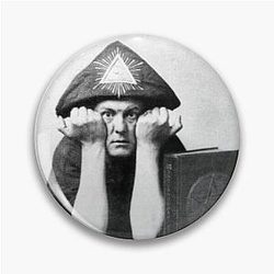 Aleister Crowley pin