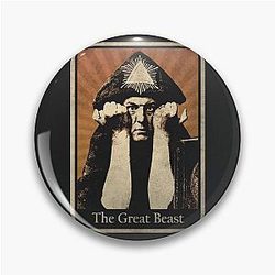 Aleister Crowley The Great Beast Pin