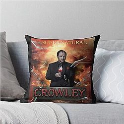 King of Hell Crowley Artwork Pillow