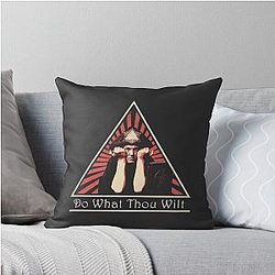 Aleister Crowley Do What Thou Wilt Throw Pillow