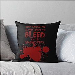 Supernatural Crowley Throw Pillow