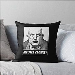 Aleister Crowley - The Great Beast V2 Throw Pillow
